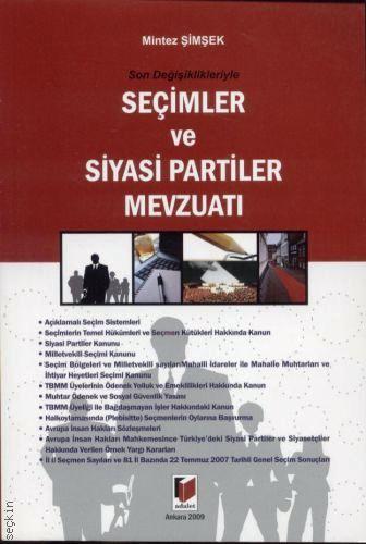 Seçimler ve Siyasi Partiler Mevzuatı Mintez Şimşek