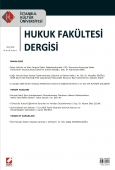 İstanbul Kültür Üniversitesi Hukuk Fakültesi Dergisi Cilt:8 – Sayı:1 O