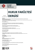 İstanbul Kültür Üniversitesi Hukuk Fakültesi Dergisi Cilt:13 – Sayı:1 