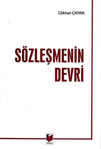 Sözleşmenin Devri Gökhan Çayan