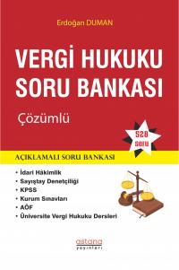 Çözümlü Vergi Hukuku Soru Bankası Erdoğan Duman