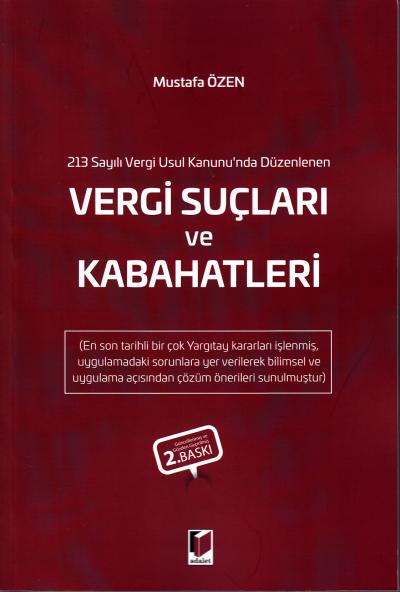 Vergi Suçları ve Kabahatleri Mustafa Özen