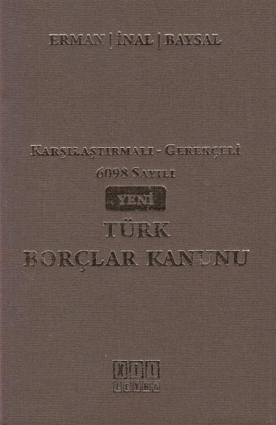 Yeni Türk Borçlar Kanunu Emrehan İnal