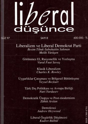 Liberal Düşünce, Sayı 08, Güz 1997