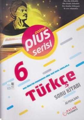 Palme Yayınları 6. Sınıf Türkçe Plus Serisi Soru Kitabı Palme Ali Pehl