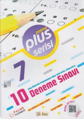 Palme Yayınları 7. Sınıf Plus Serisi 10 Deneme Sınavı Palme Kolektif