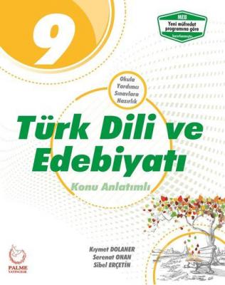 Palme Yayınları 9. Sınıf Türk Dili ve Edebiyatı Konu Anlatımlı Palme K