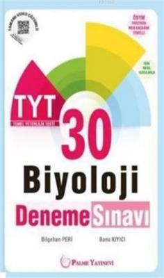 Palme Yayınları TYT Biyoloji 30 Deneme Sınavı Palme Kolektif