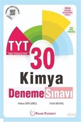 Palme Yayınları TYT Kimya 30 Deneme Sınavı Palme Hakan Söylemez