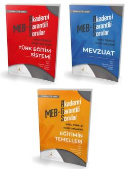Pelikan Yayınları MEB - AGS Eğitimin Temelleri - Türk Eğitim Sistemi - Mevzuat Soru Temelli Konu Anlatımı Seti