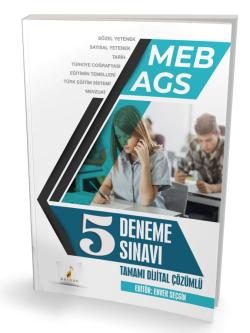 Pelikan Yayınları MEB - AGS Hazırlık 5 Deneme Sınavı Tamamı Dijital Çözümlü