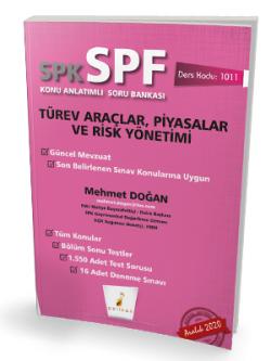 Pelikan Yayınları SPK - SPF Türev Araçlar, Piyasalar ve Risk Yönetimi Konu Anlatımlı Soru Bankası 1011
