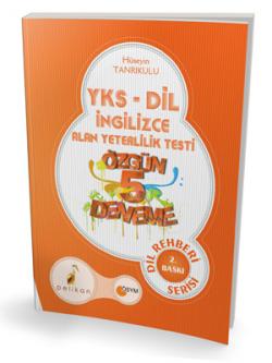 Pelikan YKSDİL İngilizce Alan Yeterlilik Testi Özgün 5 Deneme Dil Rehberi Serisi