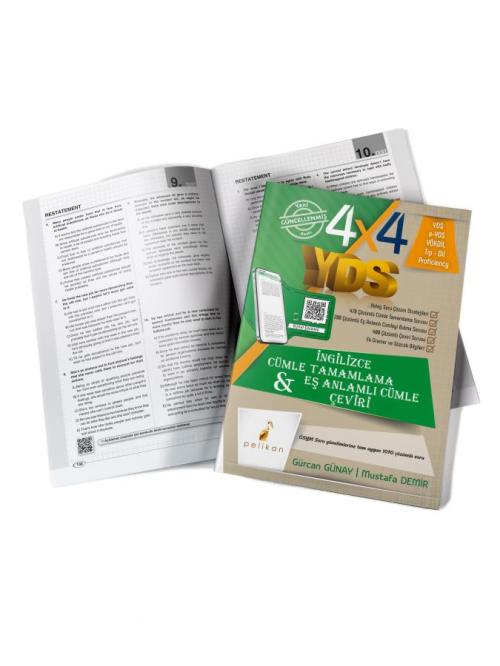 4x4 YDS Seti 1. Kitap Cümle Tamamlama, Çeviri ve Eş Anlamlı Cümle - ki