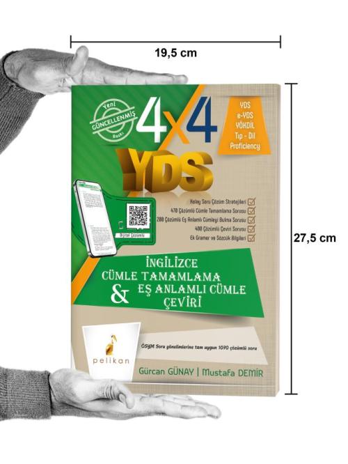 4x4 YDS Seti 1. Kitap Cümle Tamamlama, Çeviri ve Eş Anlamlı Cümle - ki