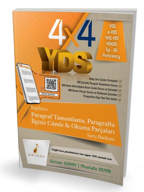 4x4 YDS Seti 2. Kitap Paragraf Tamamlama, Paragrafta İlgisiz Cümle ve 