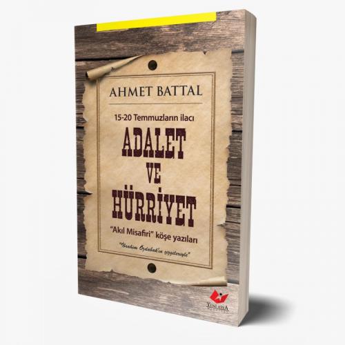 Adalet ve Hürriyet- 8799 - kitap Ahmet Battal