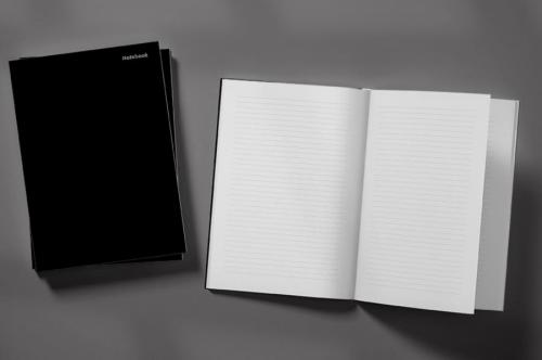 Basketball Ball on Black Background Weekly Planner & Notebook - kitap