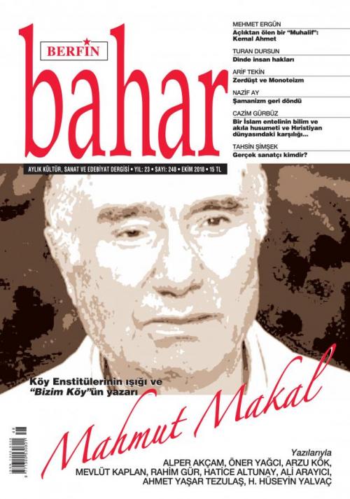 Berfin Bahar Aylık Kültür Sanat ve Edebiyat Dergisi Sayı: 248 Ekim 201