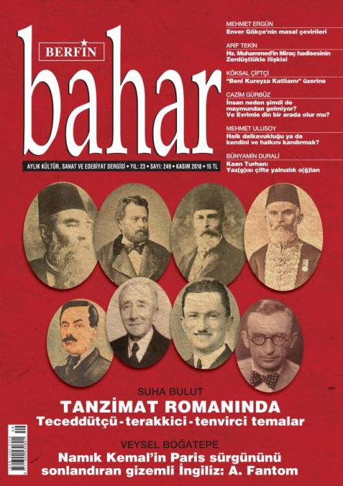 Berfin Bahar Aylık Kültür Sanat ve Edebiyat Dergisi Sayı: 249 Kasım 20