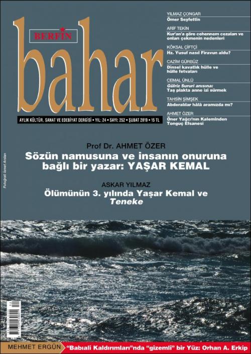 Berfin Bahar Aylık Kültür Sanat ve Edebiyat Dergisi Sayı: 252 Şubat 20