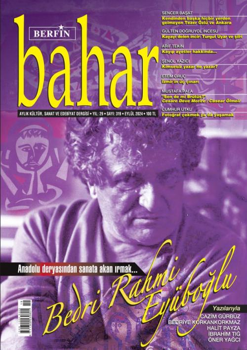 Berfin Bahar Dergisi, Eylül 2024 - kitap
