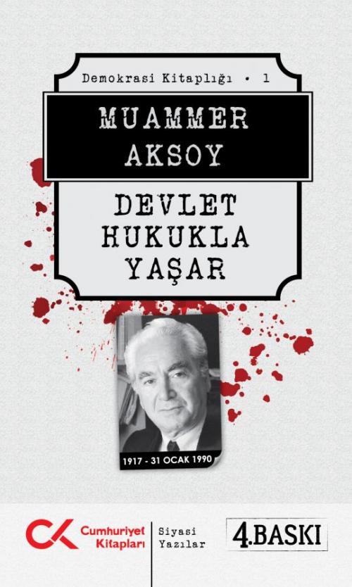 Devlet Hukukla Yaşar - kitap Muammer Aksoy