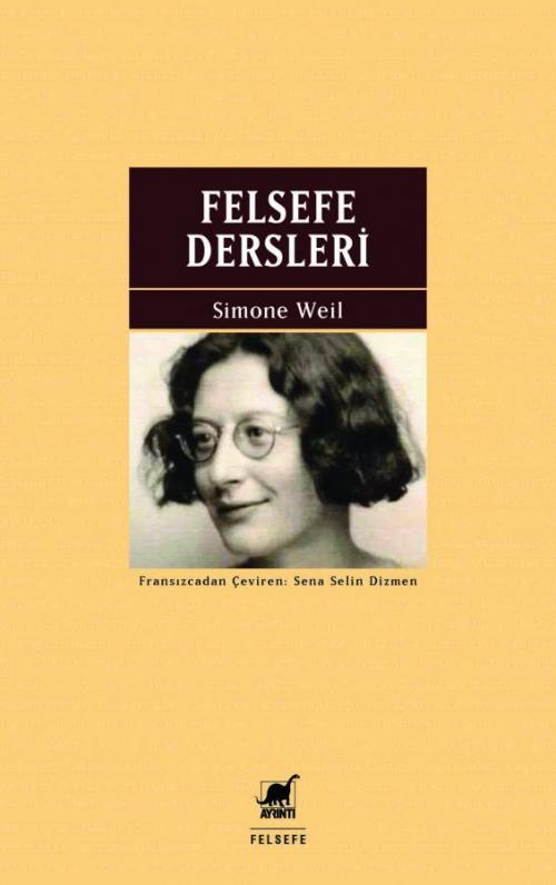 Felsefe Dersleri - kitap Simone Weil