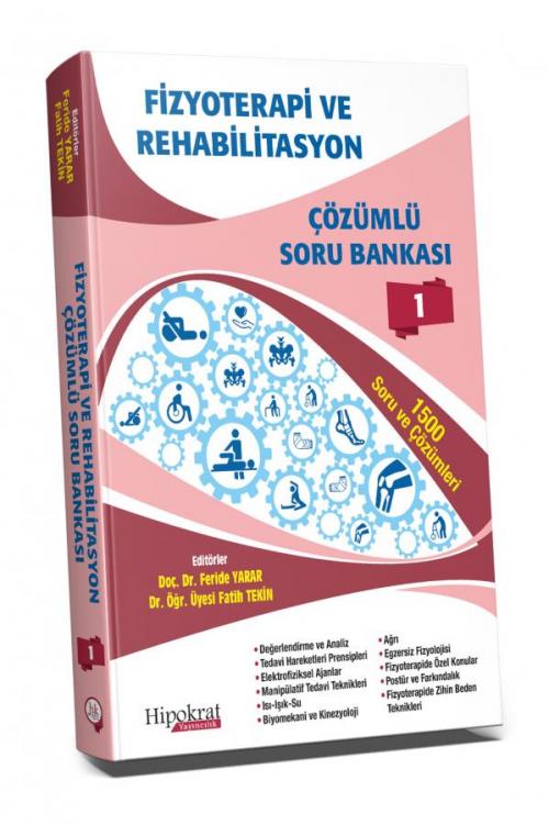 Fizyoterapi ve Rehabilitasyon Çözümlü Soru Bankası Cilt - 1 - kitap Fe