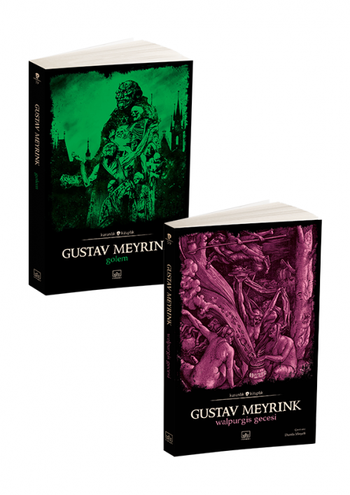 Gustav Meyrink 2 Kitap Takım - kitap Gustav Meyrink