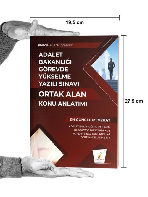 GYS Adalet Bakanlığı Görevde Yükselme Yazılı Sınavı Ortak Alan Konu An