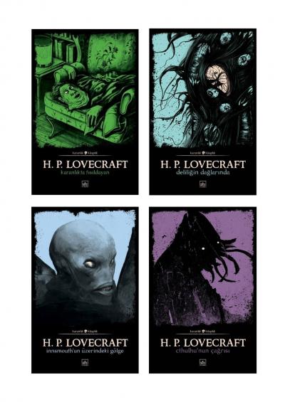 Howard Phillips Lovecraft 4 Kitap Takım - kitap Howard Phillips Lovecr