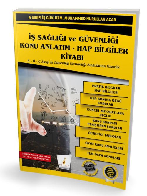 İş Sağlığı ve Güvenliği İSG Konu Anlatım Hap Bilgiler Kitabı - kitap M