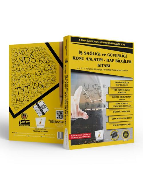 İş Sağlığı ve Güvenliği İSG Konu Anlatım Hap Bilgiler Kitabı - kitap M