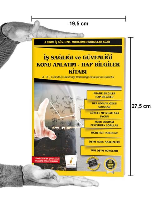 İş Sağlığı ve Güvenliği İSG Konu Anlatım Hap Bilgiler Kitabı - kitap M