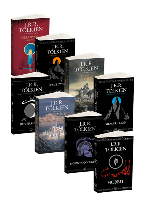 J.R.R. Tolkien 8 Kitap Takım - kitap J. R. R. Tolkien