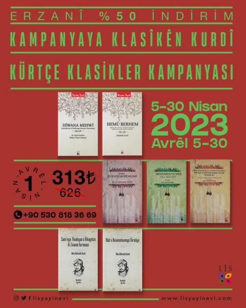 Kampanyaya Klasîkên Kurdî-Kürtçe Klasikler Kampanyası - kitap