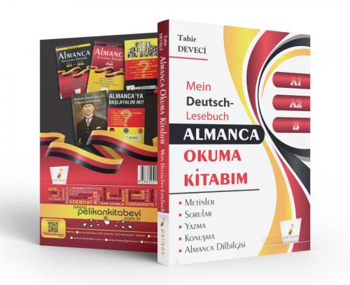 KELEPİR Almanca Okuma Kitabım A1 - A2 - B Seviyesi - kitap Tahir Devec