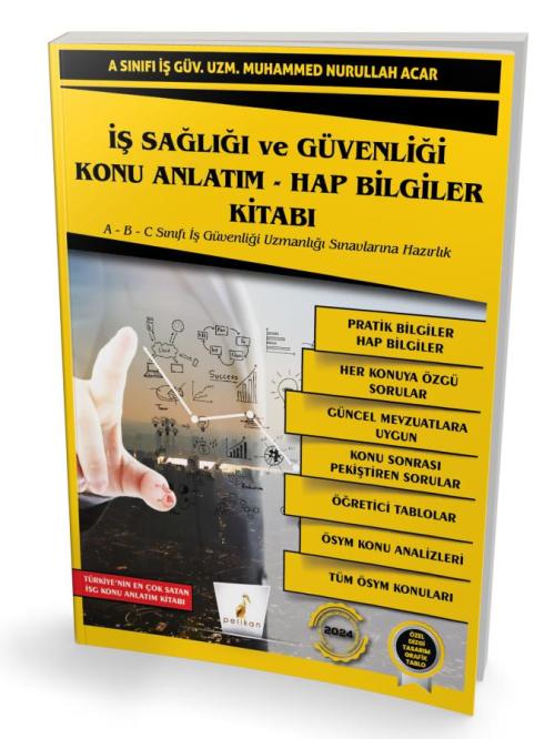 KELEPİR İş Sağlığı ve Güvenliği İSG Konu Anlatım Hap Bilgiler Kitabı