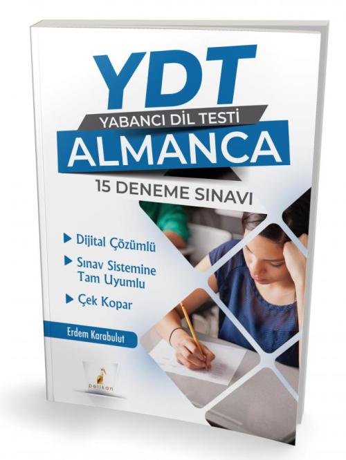 KELEPİR YDT Almanca Dijital Çözümlü 15 Deneme Sınavı Çek Kopar - kitap