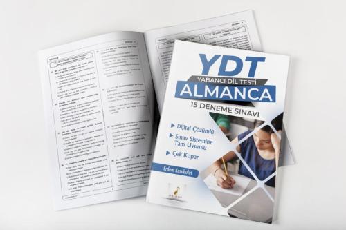KELEPİR YDT Almanca Dijital Çözümlü 15 Deneme Sınavı Çek Kopar - kitap