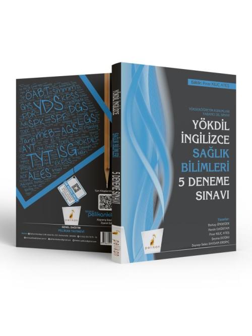 KELEPİR YÖKDİL İngilizce Sağlık Bilimleri 5 Deneme Sınavı - kitap Pına