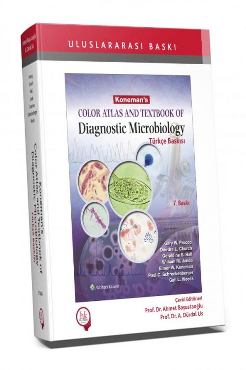 Koneman Renkli AtlasveTanısal Mikrobiyoloji Türkçe Baskısı - kitap Pro