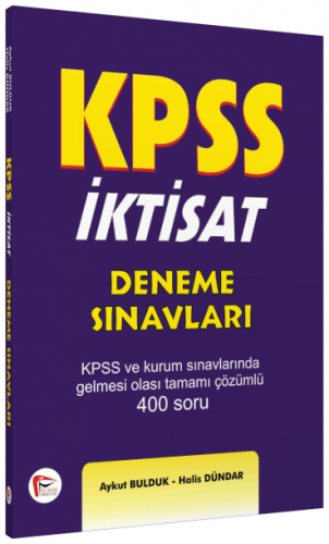 KPSS İktisat Deneme Sınavları - kitap Aykut Bulduk