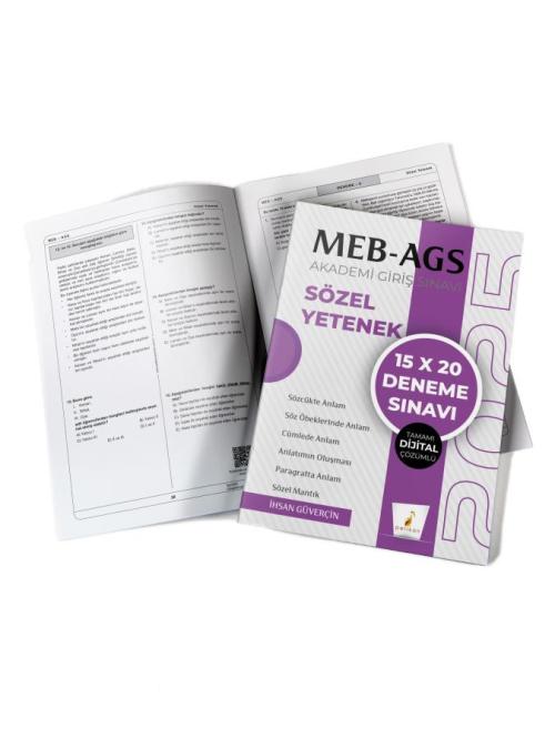 MEB - AGS Hazırlık Sözel Yetenek 15x20 Tamamı Dijital Çözümlü Deneme S