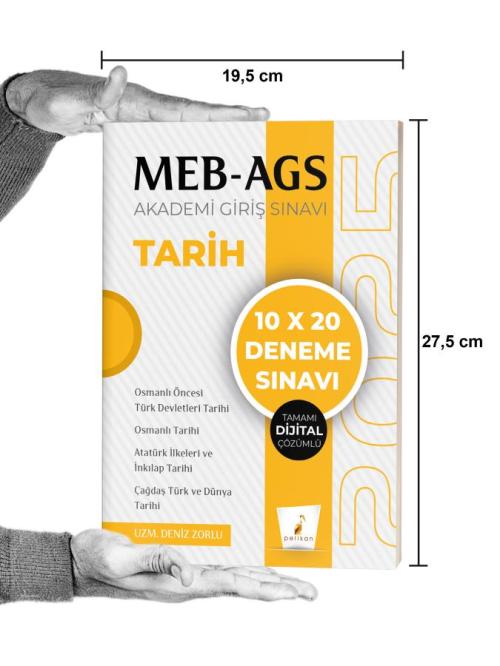 MEB - AGS Hazırlık Tarih 10x20 Tamamı Dijital Çözümlü Deneme Sınavı - 