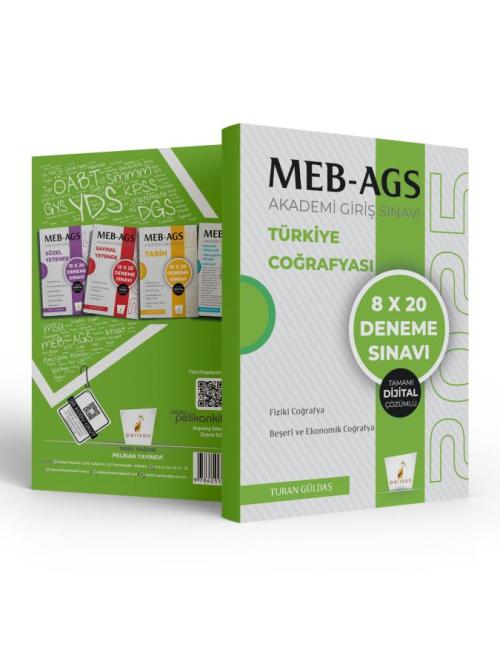 MEB - AGS Hazırlık Türkiye Coğrafyası 8x20 Tamamı Dijital Çözümlü Dene