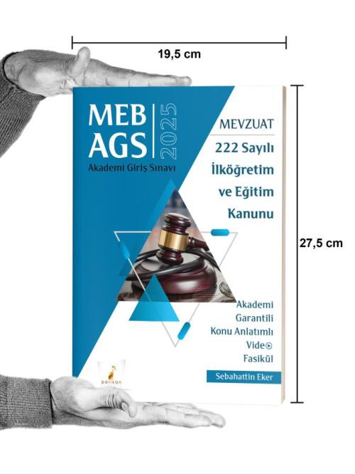 MEB - AGS Mevzuat Bilgisi 222 Sayılı İlköğretim ve Eğitim Kanunu Konu 