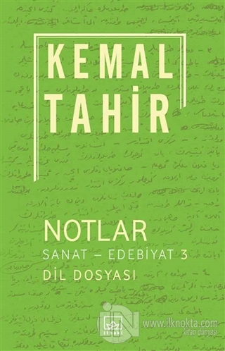 Notlar / Sanat-Edebiyat 3 - kitap Kemal Tahir