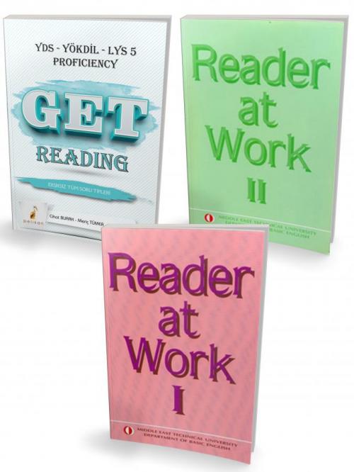 ODTÜ Reader At Work 1-2 ve Get Reading Soru Bankası - kitap